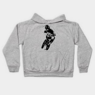 Keeping it low BMX jump Kids Hoodie